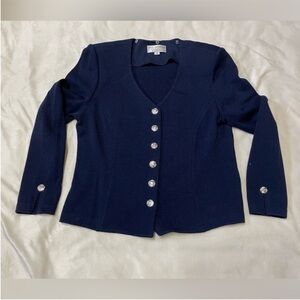 St.John Sport Knit Suit Jacket 12